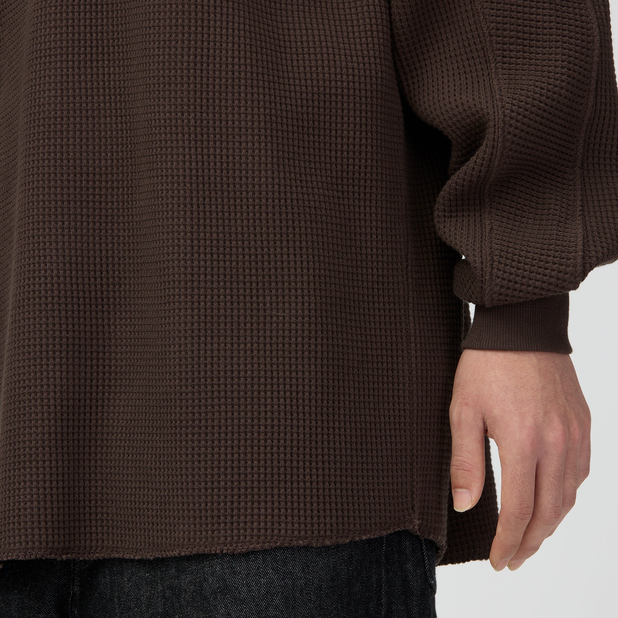 Heavyweight Waffle Pullover - Snow Peak UK