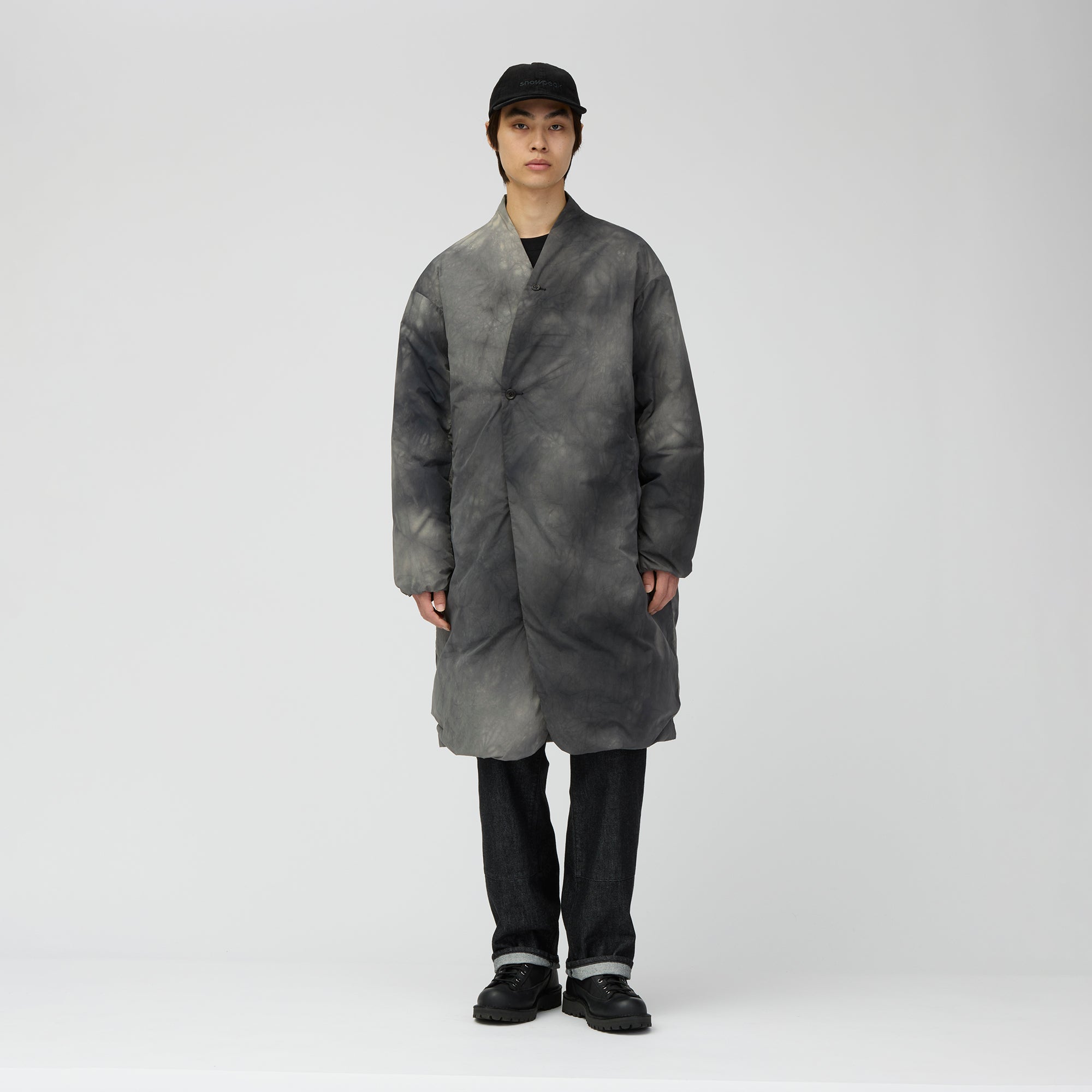 Shibori Dyeing Down Coat - Snow Peak UK