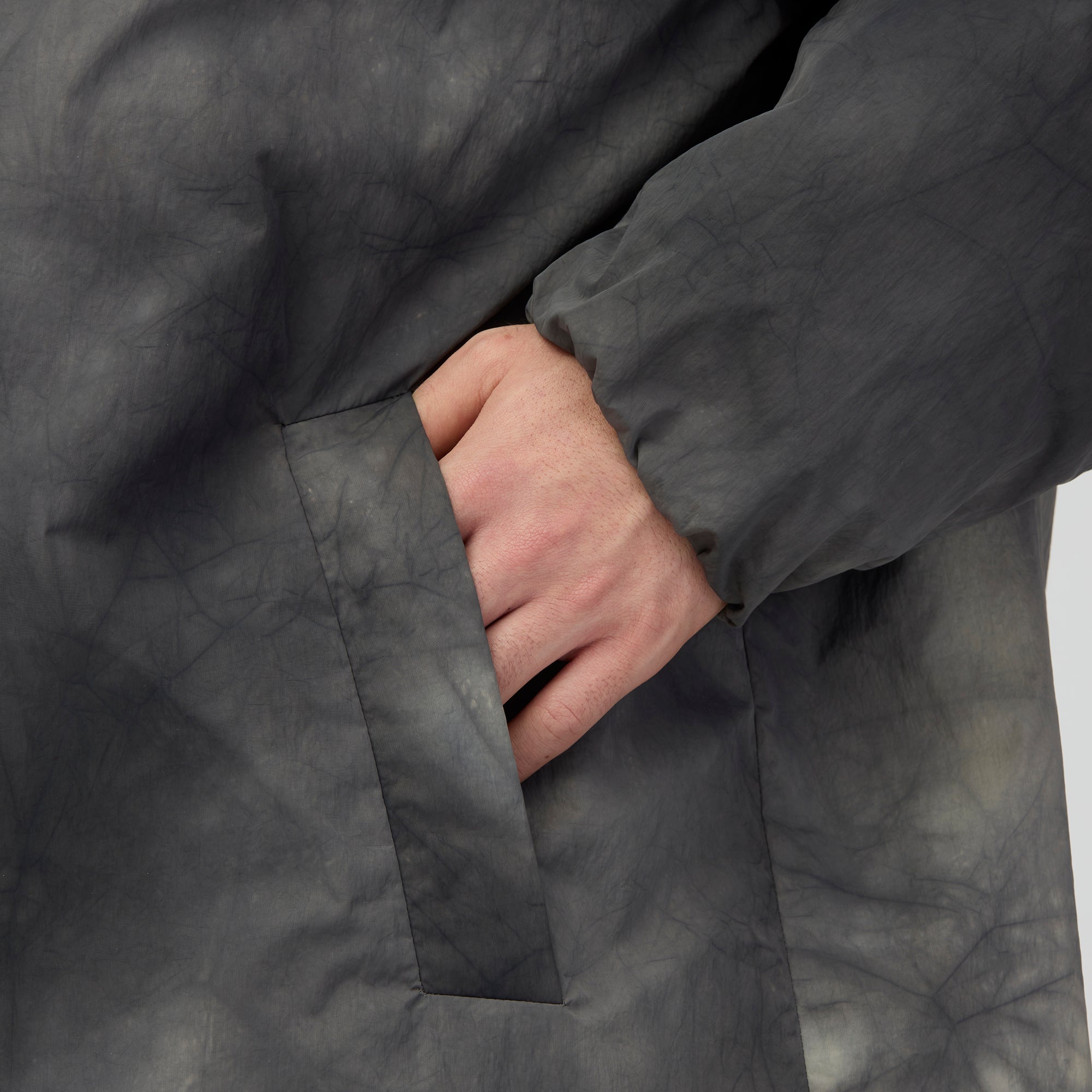 Shibori Dyeing Down Coat - Snow Peak UK