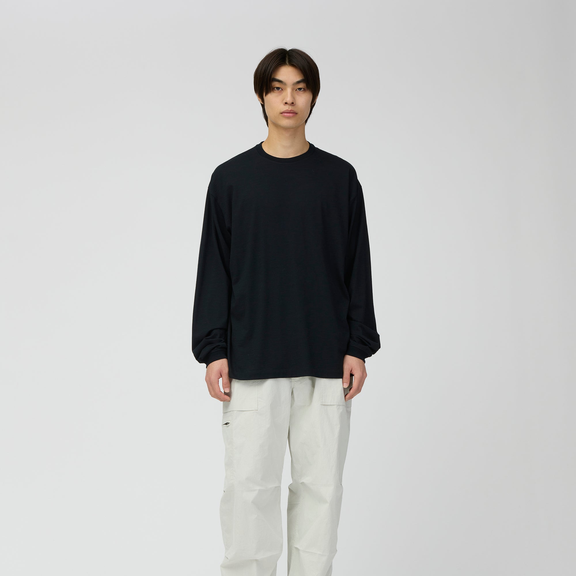 Wool Nylon Ripple L/S Pullover - Snow Peak UK