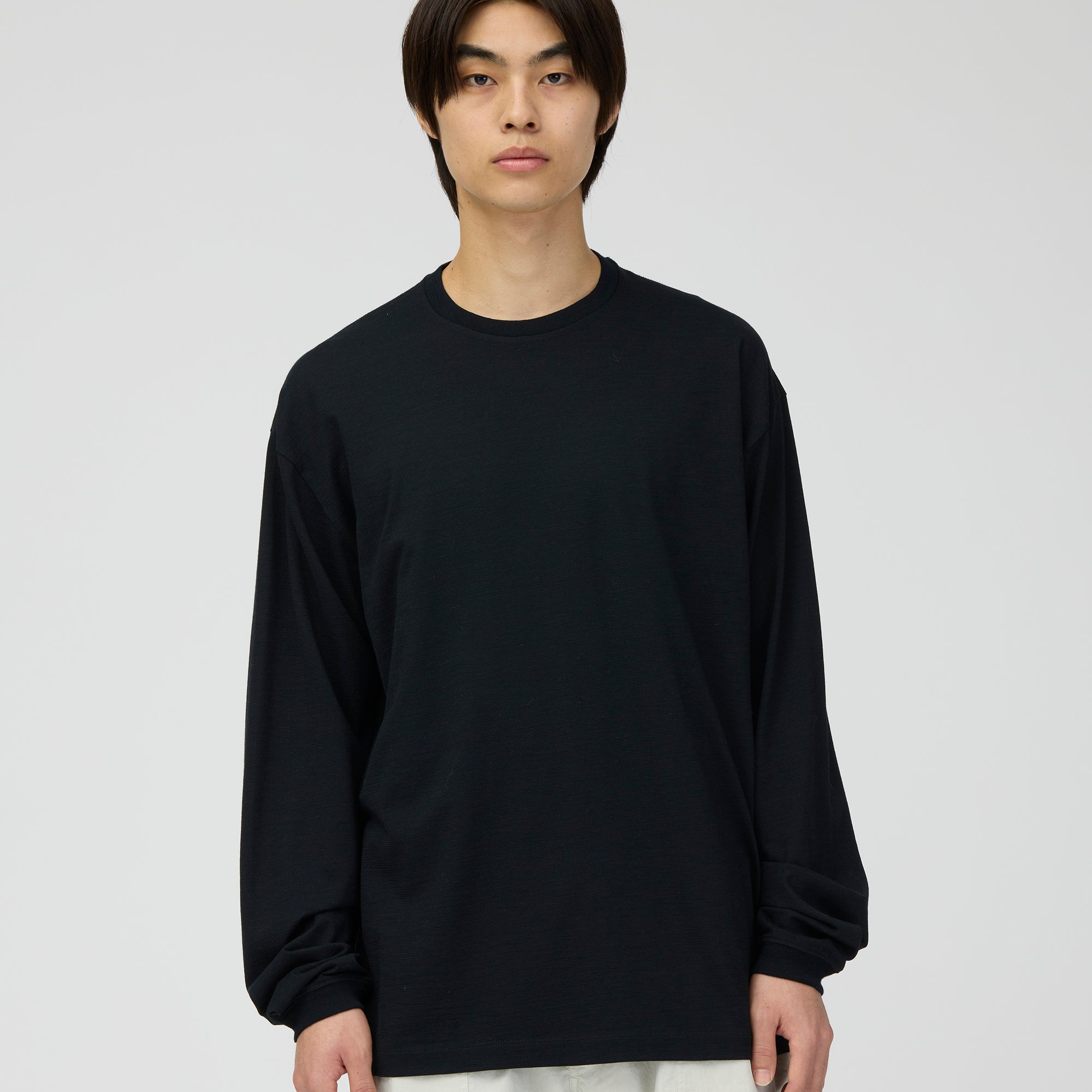 Wool Nylon Ripple L/S Pullover - Snow Peak UK