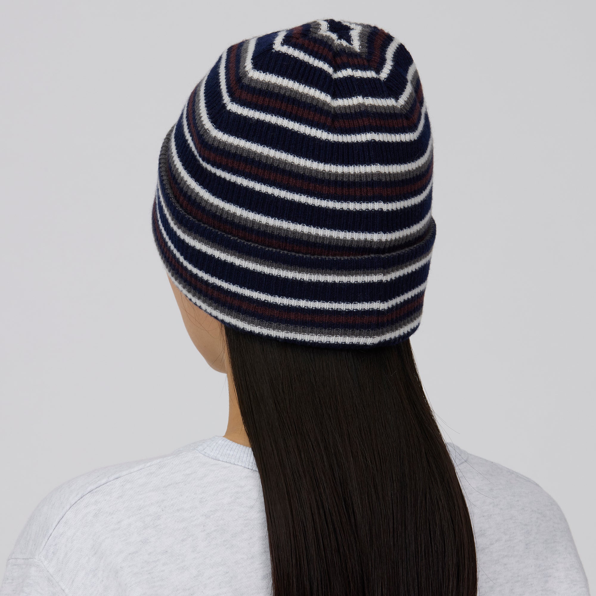 Multi Stripe Knit Cap