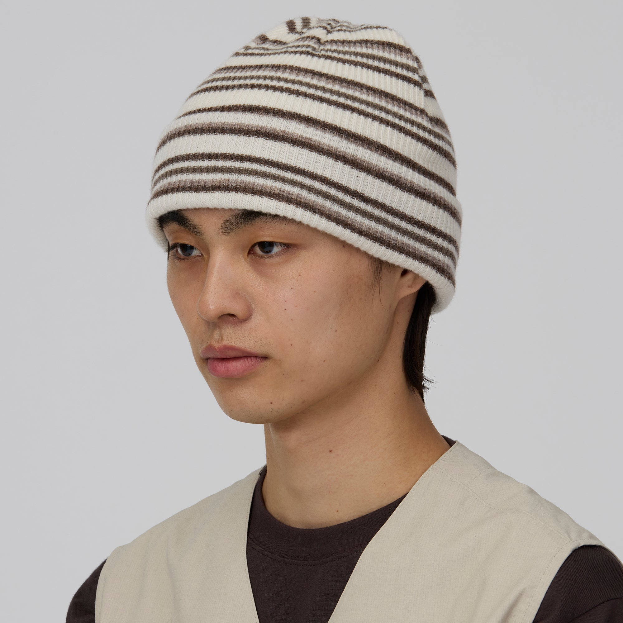 Multi Stripe Knit Cap