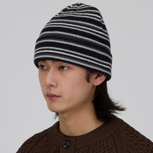 Multi Stripe Knit Cap