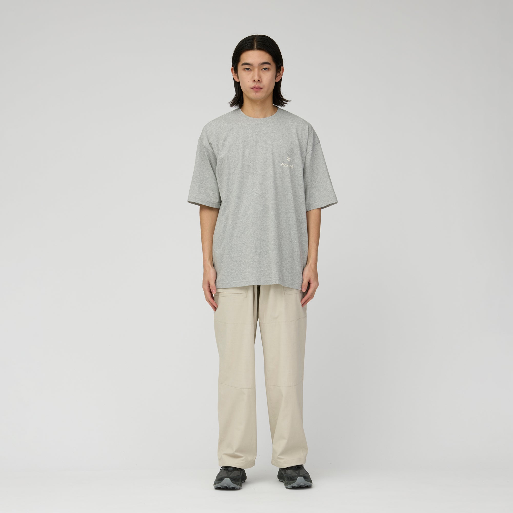 Soft Cotton Relaxed Logo T-Shirt - Snow Peak UK