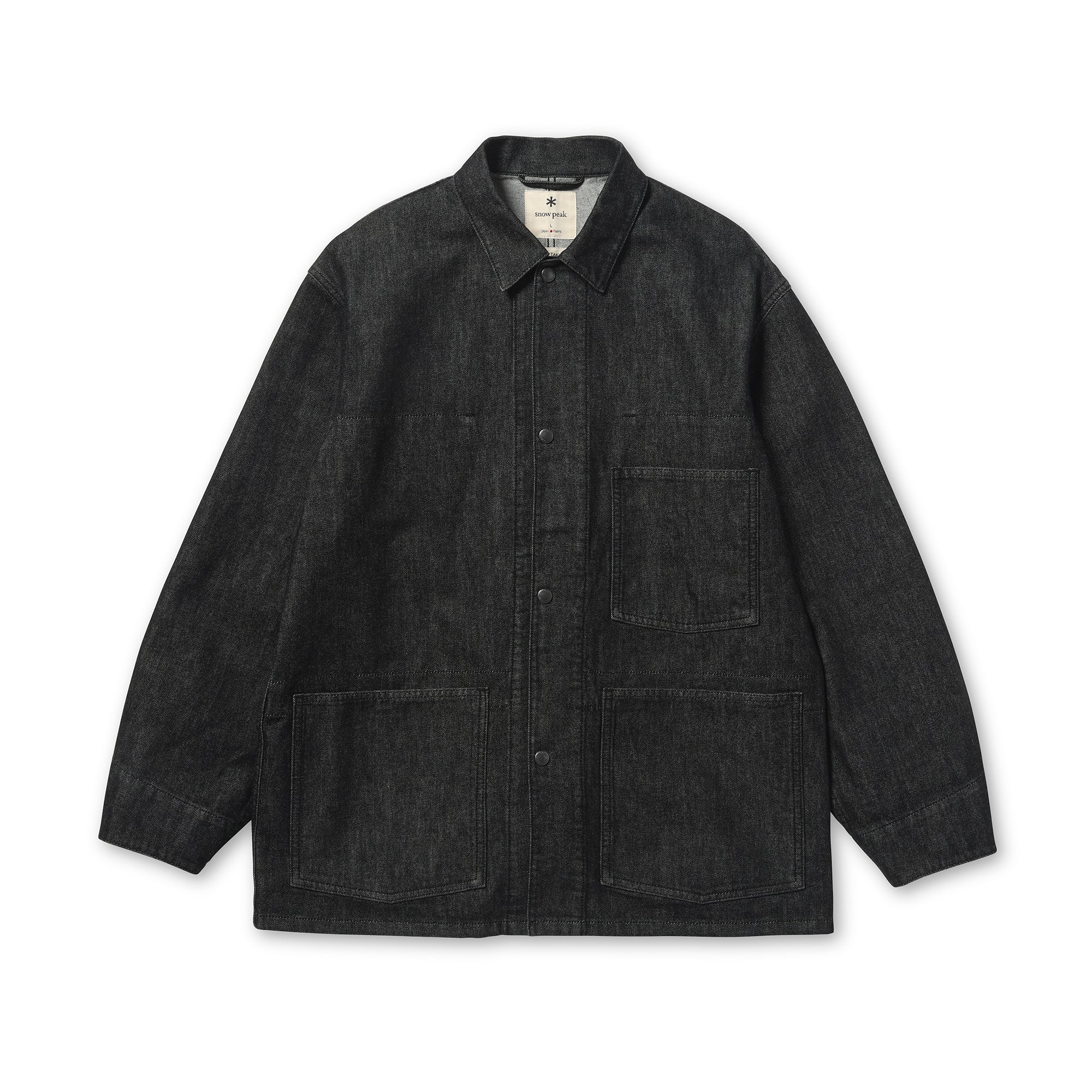 TAKIBI Denim Jacket Black 100261JK0902019 - Snow Peak UK