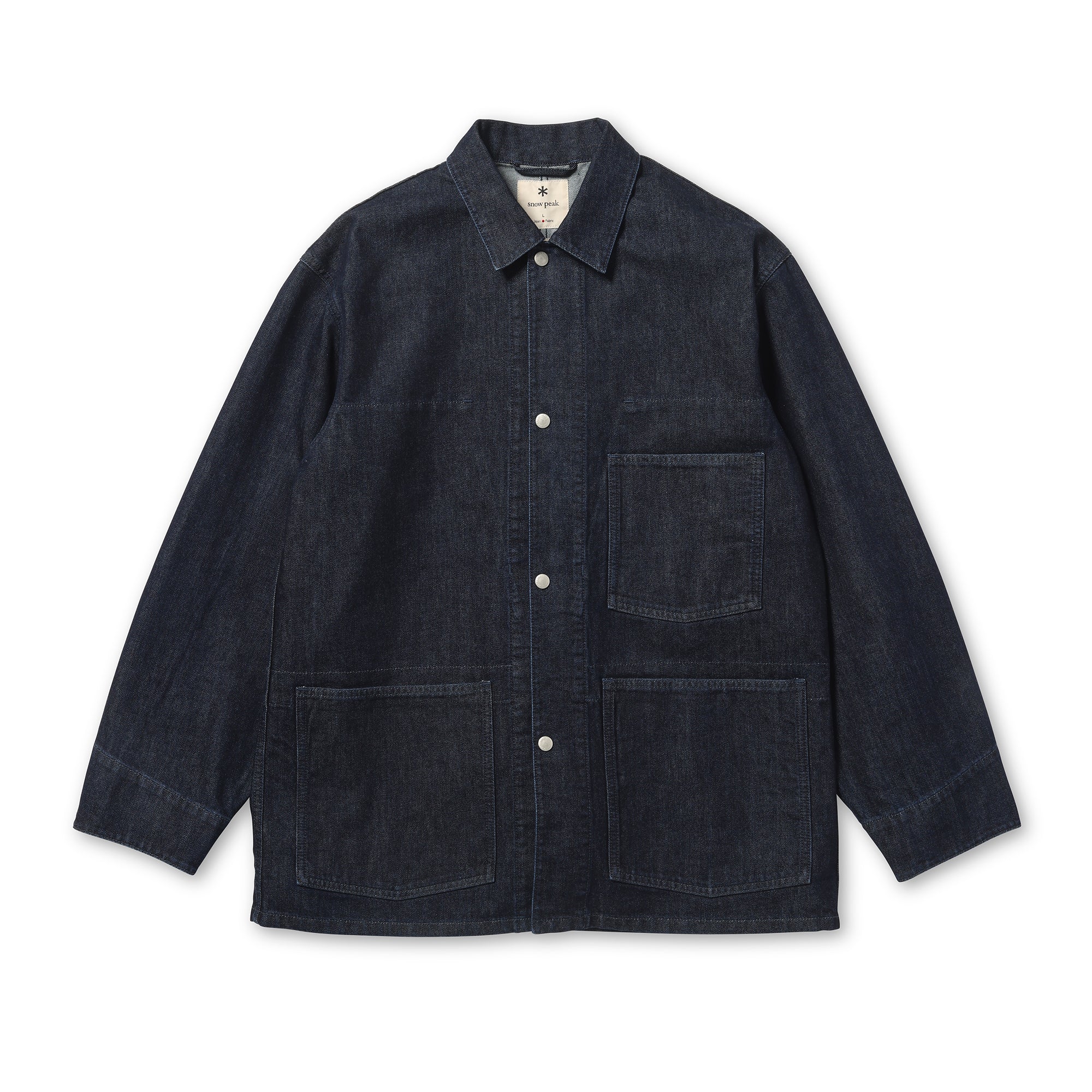 TAKIBI Denim Jacket Indigo 100261JK0902073 - Snow Peak UK