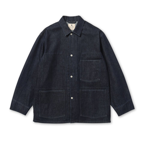 TAKIBI Denim Jacket Indigo 100261JK0902073 - Snow Peak UK