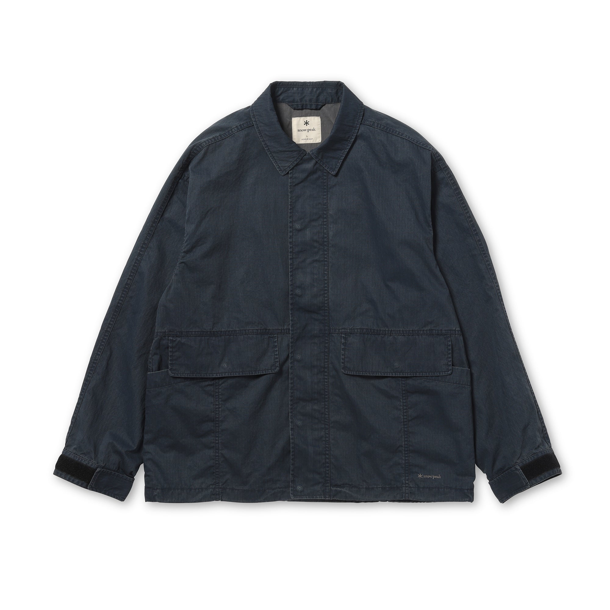 Pigment Washed Jacket Navy 100261JK1702074 - Snow Peak UK