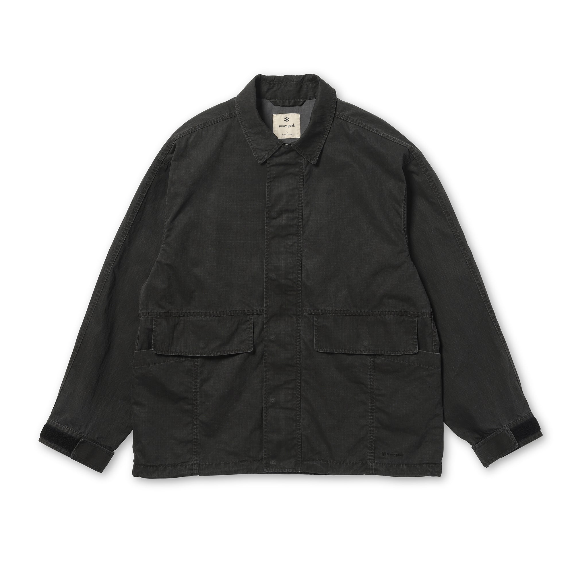 Pigment Washed Jacket Charcoal 100261JK1702013 - Snow Peak UK
