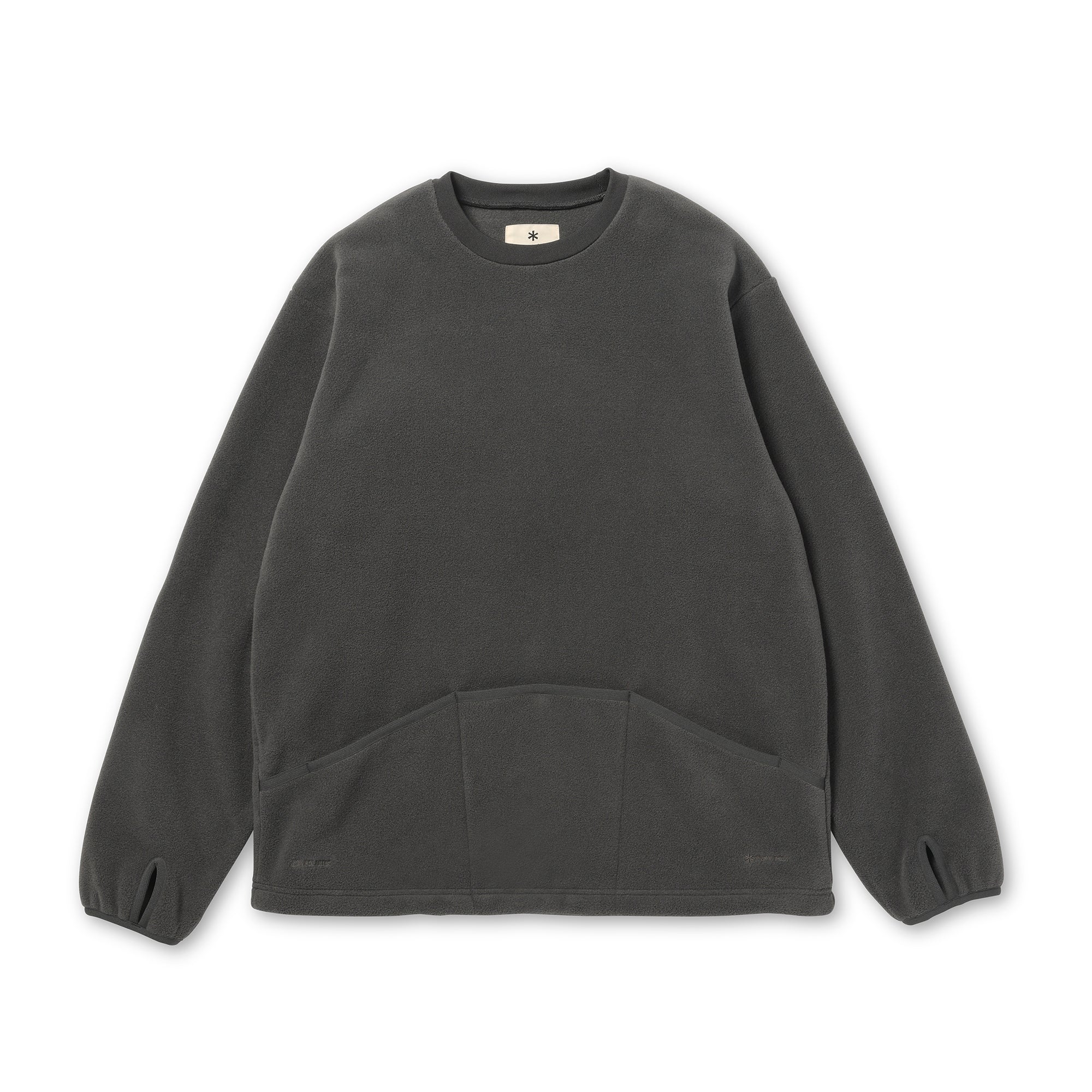 Water-Repellent Fleece Pullover Charcoal 100261CS1102013 - Snow Peak UK