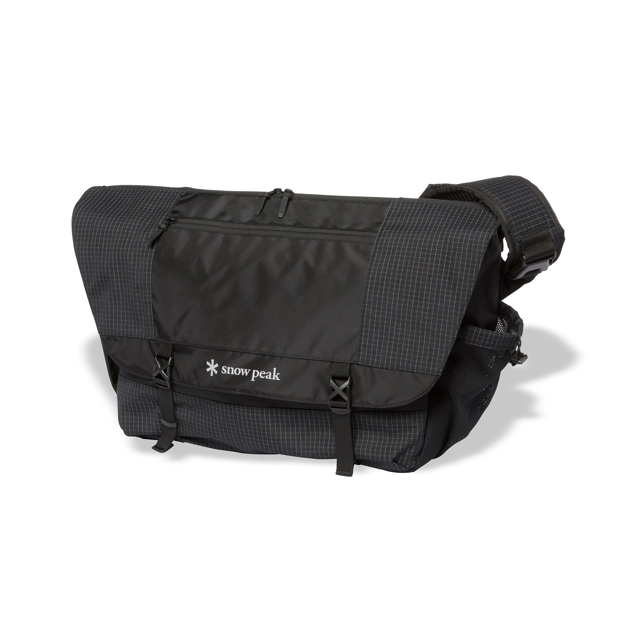 Grid Messenger Bag