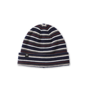 Multi Stripe Knit Cap Navy 100261CH0900074 - Snow Peak UK
