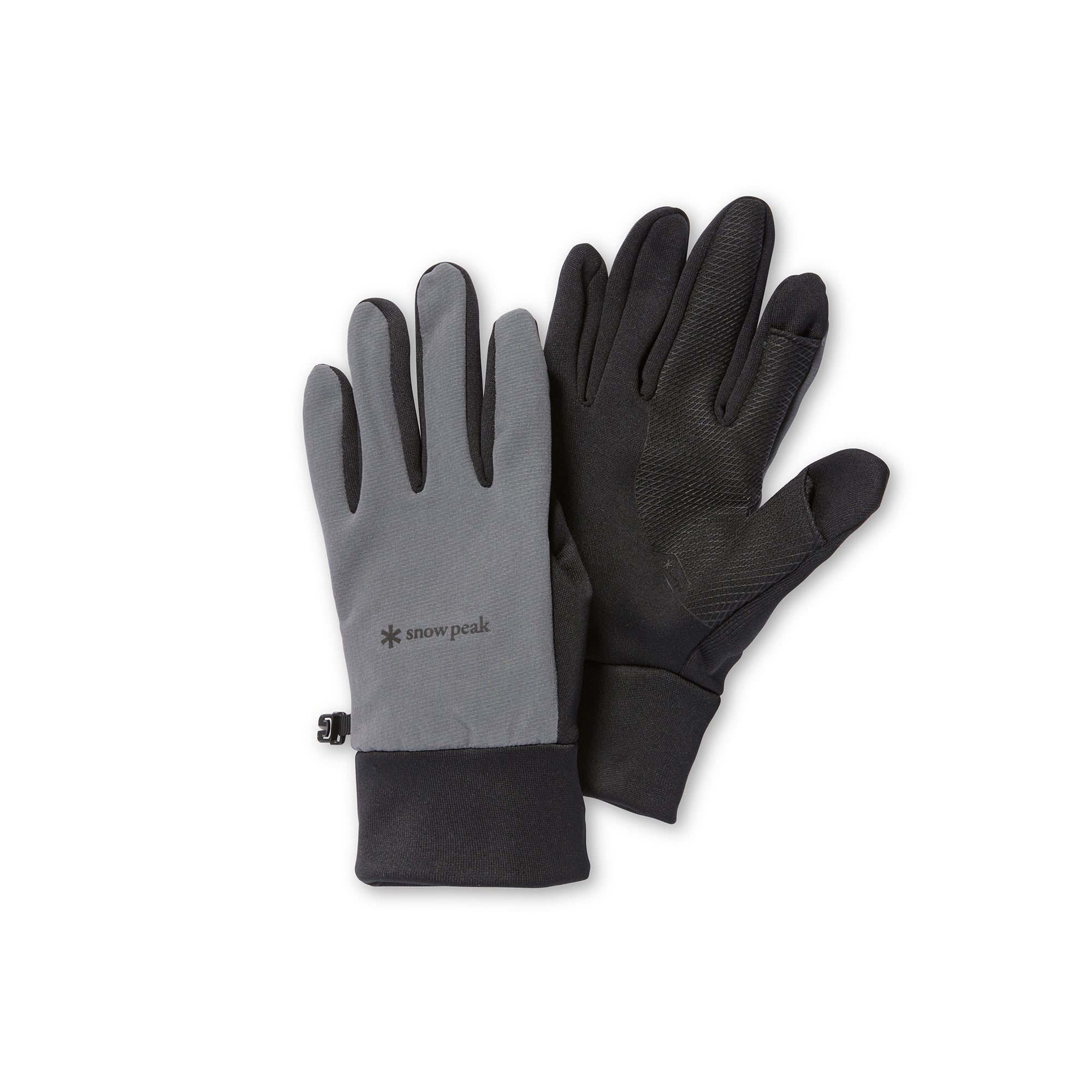 Polartec Power Stretch Glove Grey 100261AC0811012 - Snow Peak UK