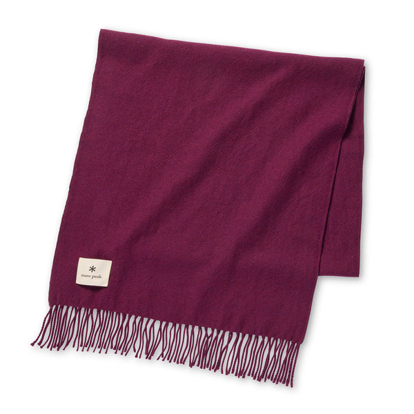 Everyday Wool Muffler Burgundy 100261AC0900043 - Snow Peak UK