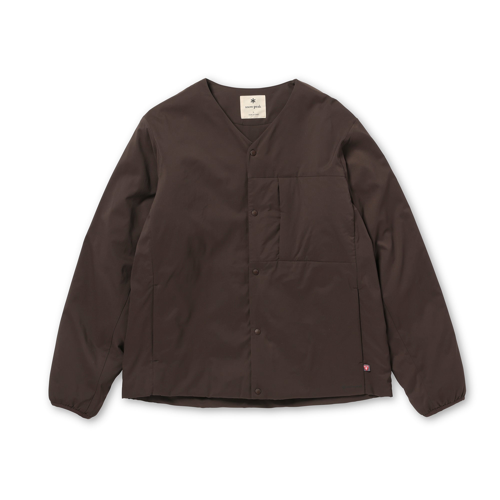 Flexible Insulated Cardigan Dark Brown 100261JK1112033 - Snow Peak UK