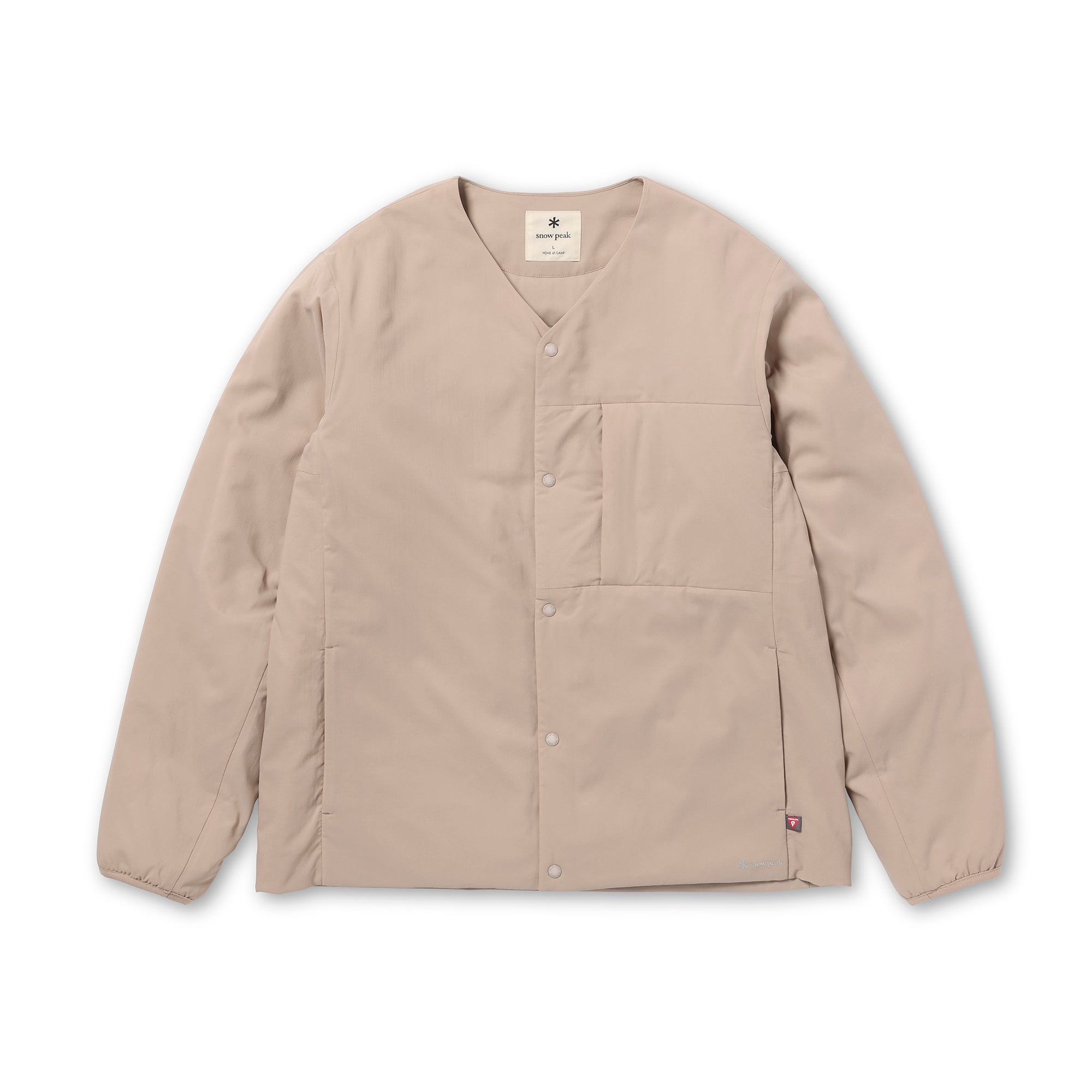 Flexible Insulated Cardigan Light Brown 100261JK1112031 - Snow Peak UK