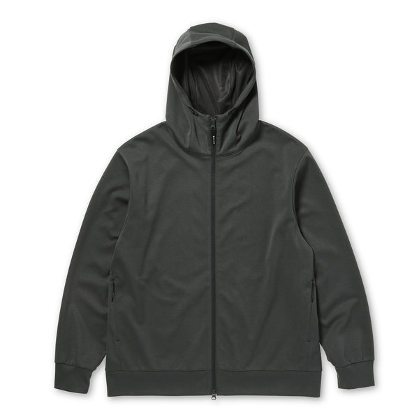 Wind Block Tricot Zip Parka Charcoal 100261CS0502013 - Snow Peak UK
