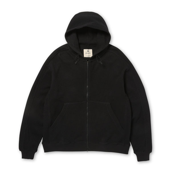 Heavyweight Waffle Zip Parka Black 100261CS0611019 - Snow Peak UK