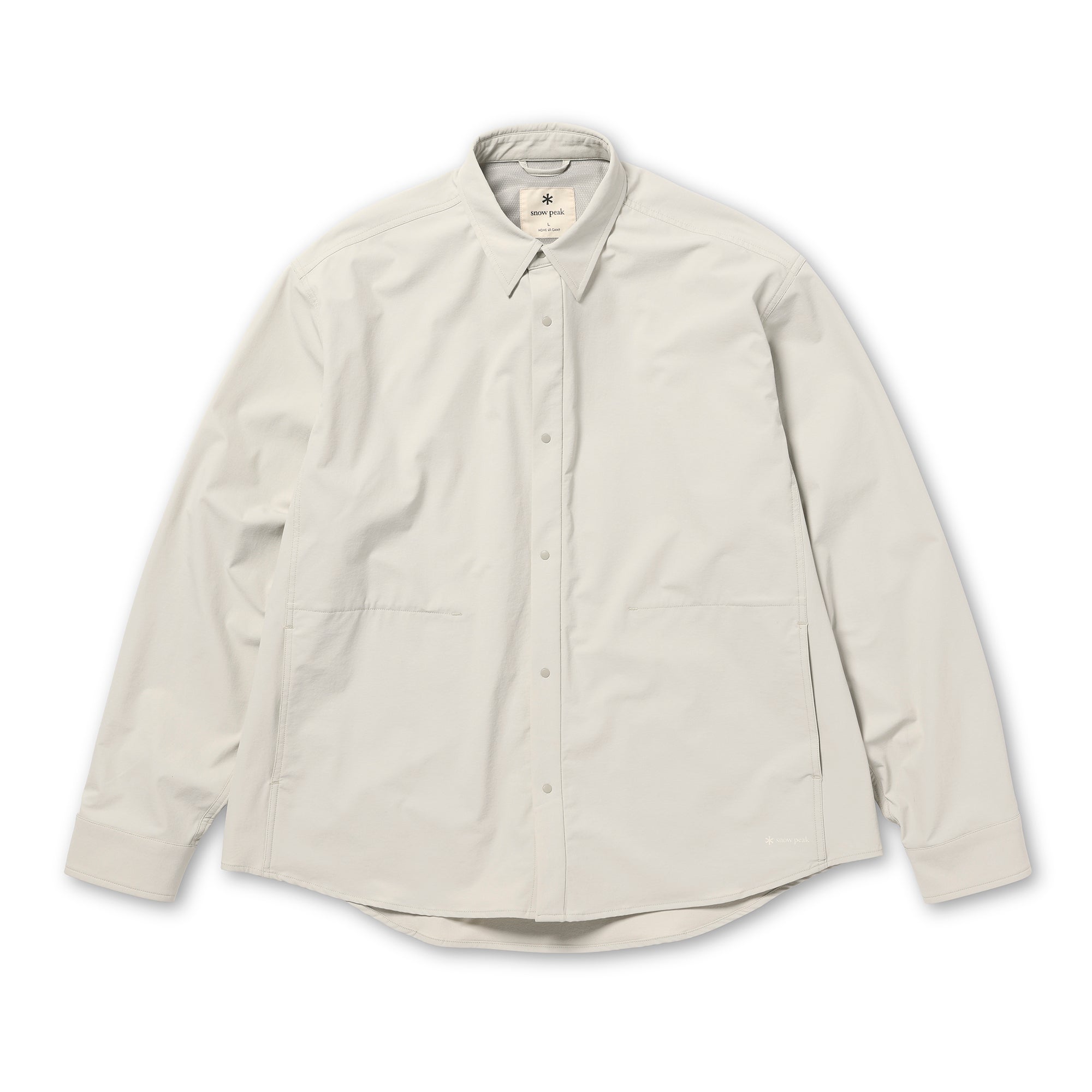 Water-Repellent Stretch Shirt Ivory 100261SH0102022 - Snow Peak UK