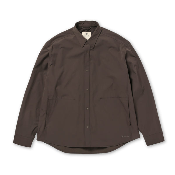 Water-Repellent Stretch Shirt Dark Brown 100261SH0102033 - Snow Peak UK