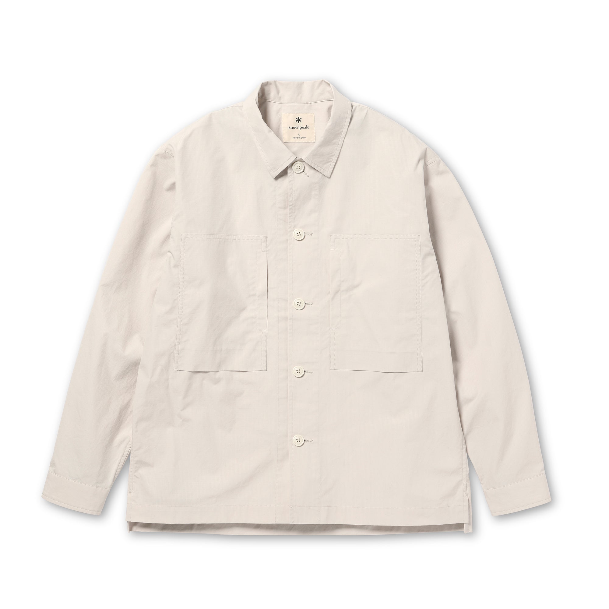 Cotton Ripstop Shirt Ivory 100261SH0205022 - Snow Peak UK