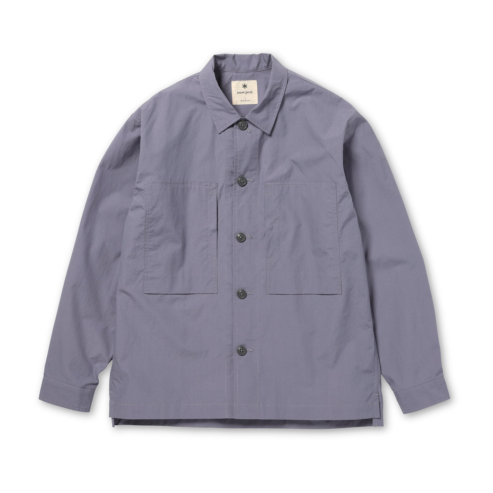 Cotton Ripstop Shirt Light Blue 100261SH0205071 - Snow Peak UK