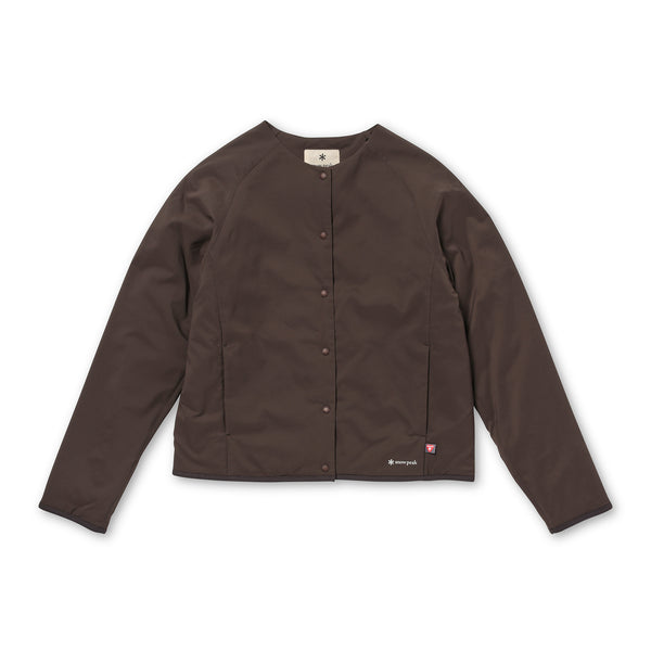Flexible Insulated Cardigan W's Dark Brown 102261JK0111033 - Snow Peak UK