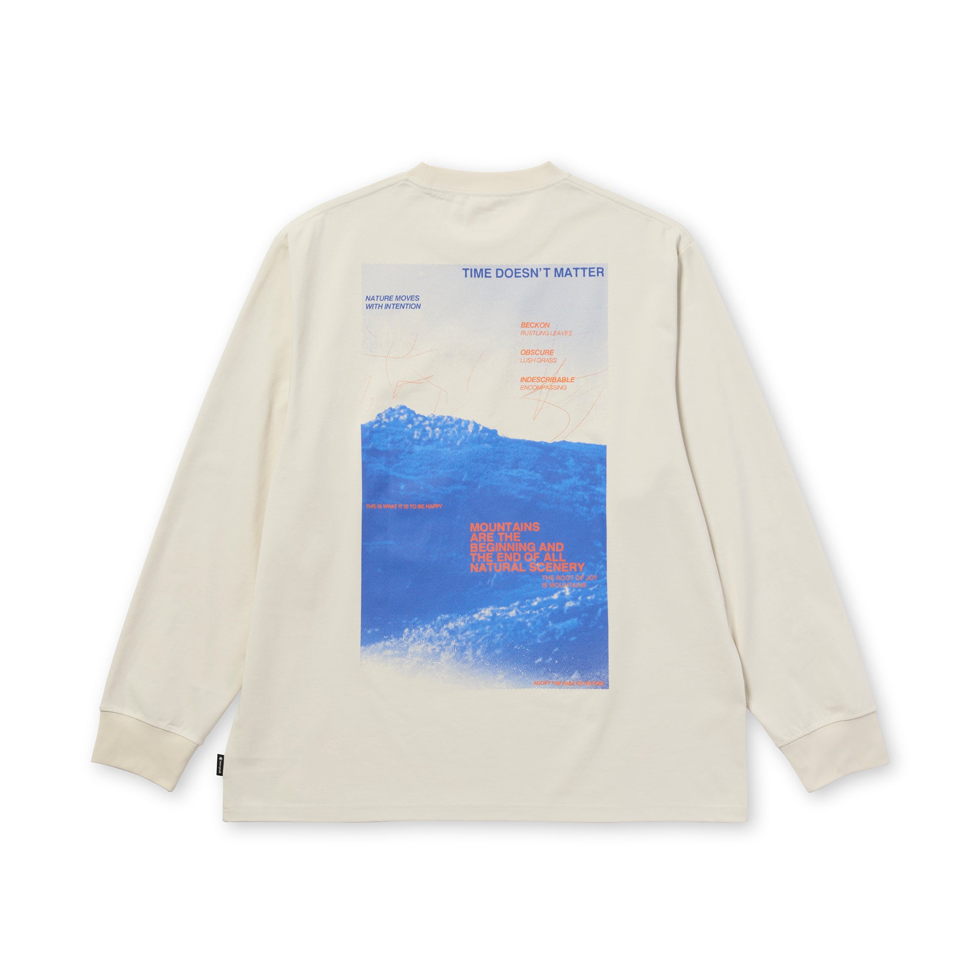 Campscape L/S T-Shirt Ivory 100261TS0602022 - Snow Peak UK