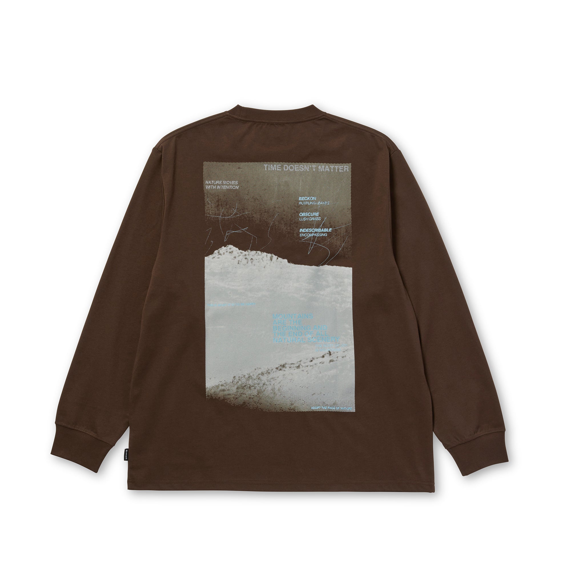 Campscape L/S T-Shirt Brown 100261TS0602032 - Snow Peak UK