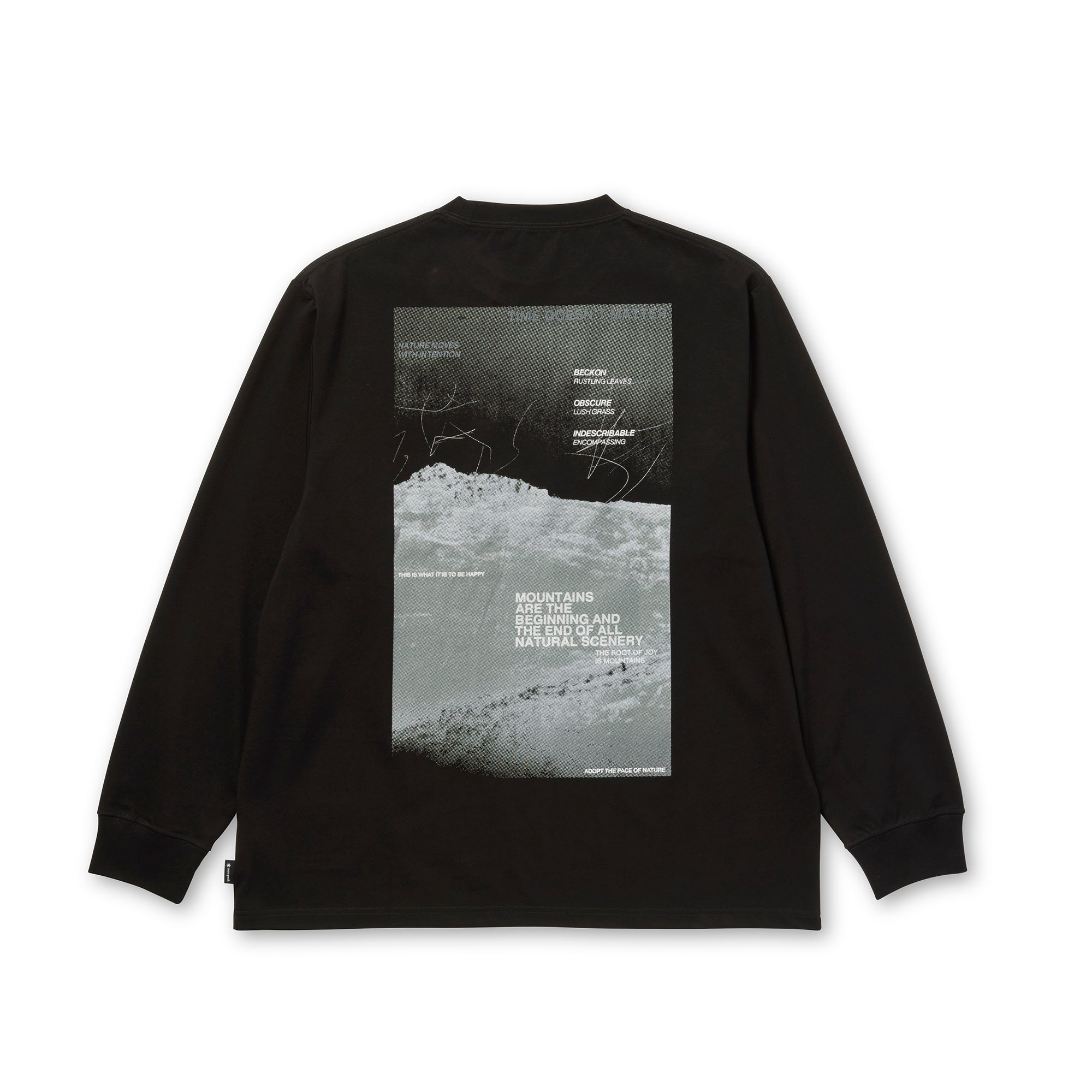 Campscape L/S T-Shirt Black 100261TS0611019 - Snow Peak UK