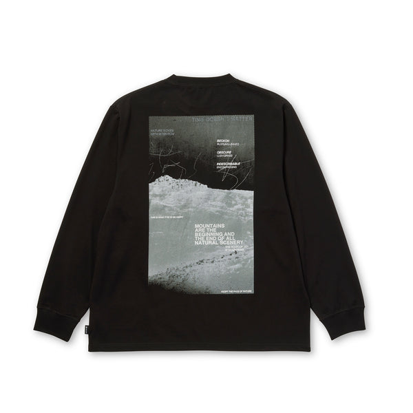 Campscape L/S T-Shirt Black 100261TS0611019 - Snow Peak UK