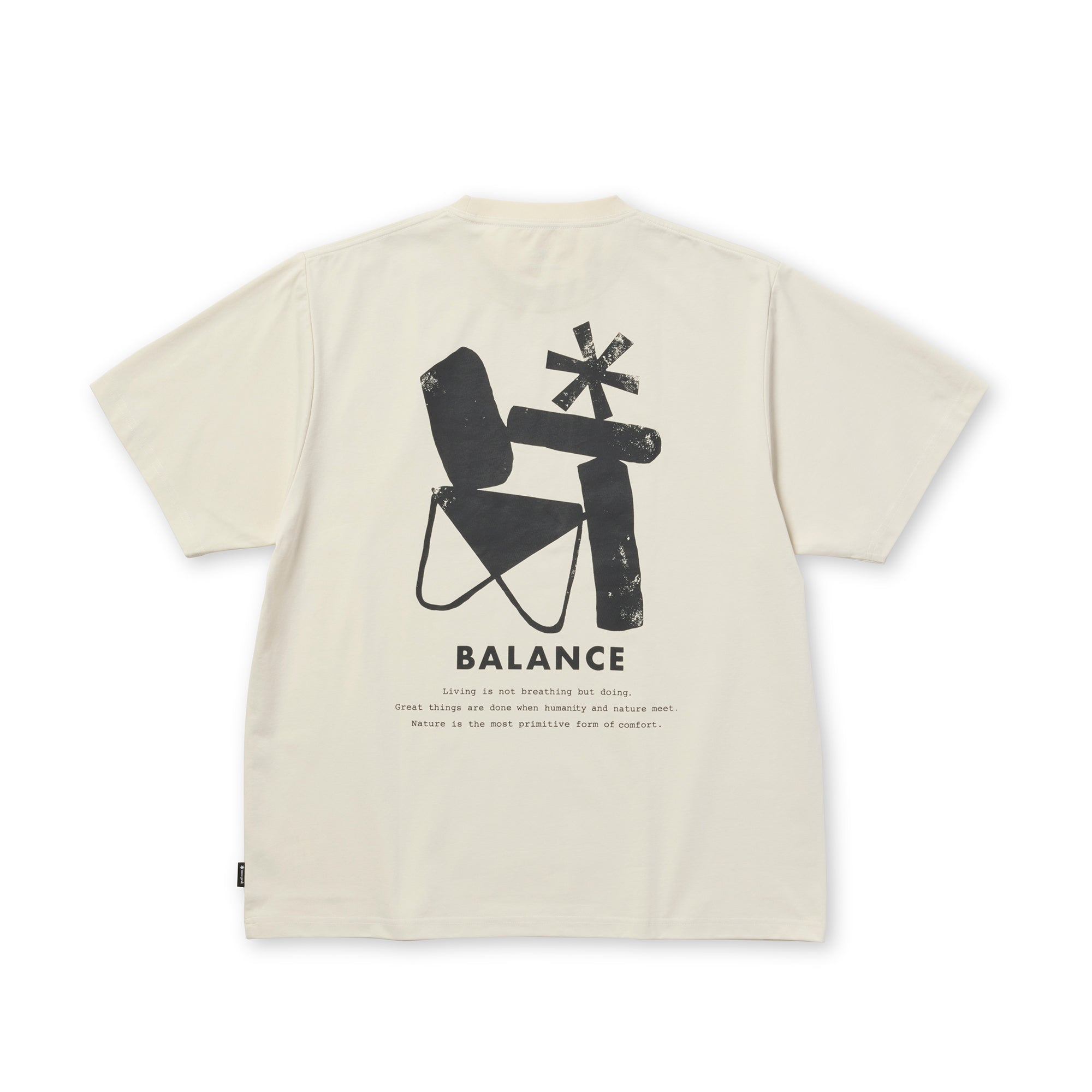 Elemental Balance T-Shirt Ivory 100261TS0402022 - Snow Peak UK
