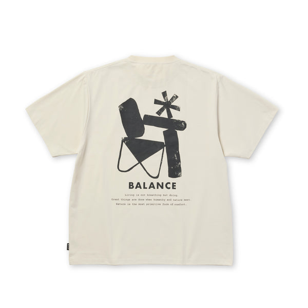 Elemental Balance T-Shirt Ivory 100261TS0402022 - Snow Peak UK