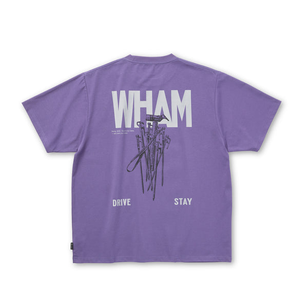 Pegs & Hammer T-Shirt Purple 100261TS0502082 - Snow Peak UK