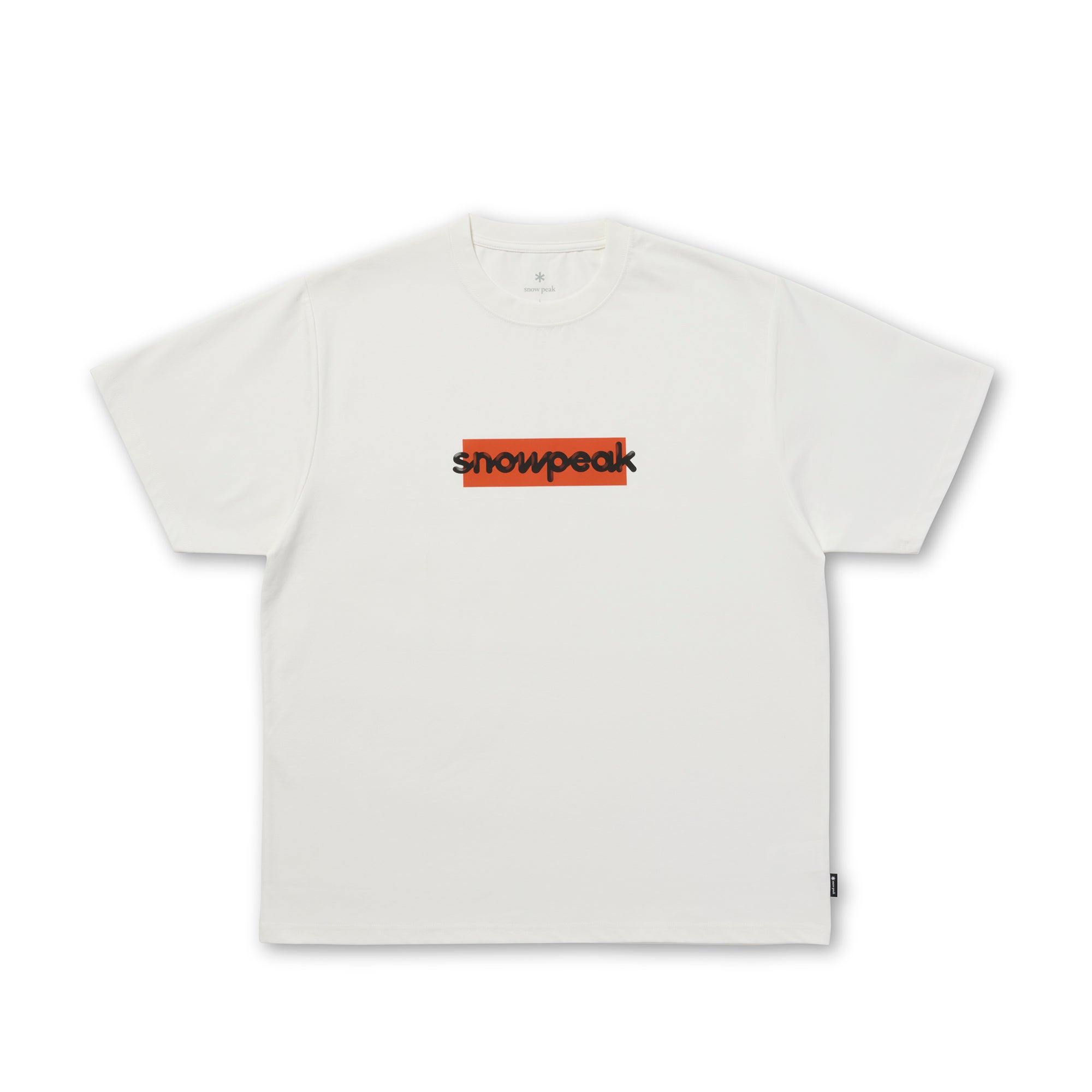 SP Reflective Typography T-Shirt Off White 100261TS0302002 - Snow Peak UK