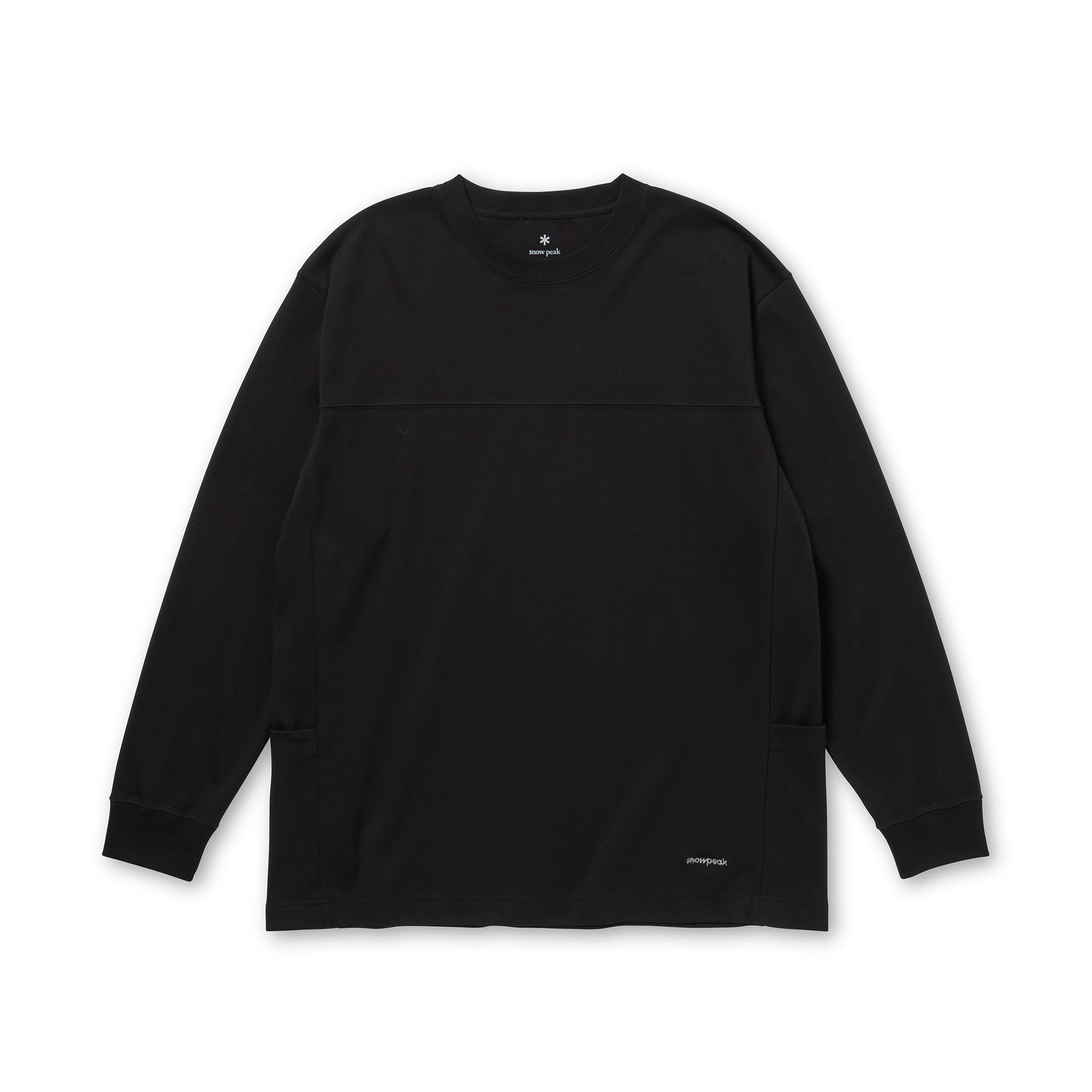 Stain Repellent L/S Pullover Black 100261CS0302019 - Snow Peak UK