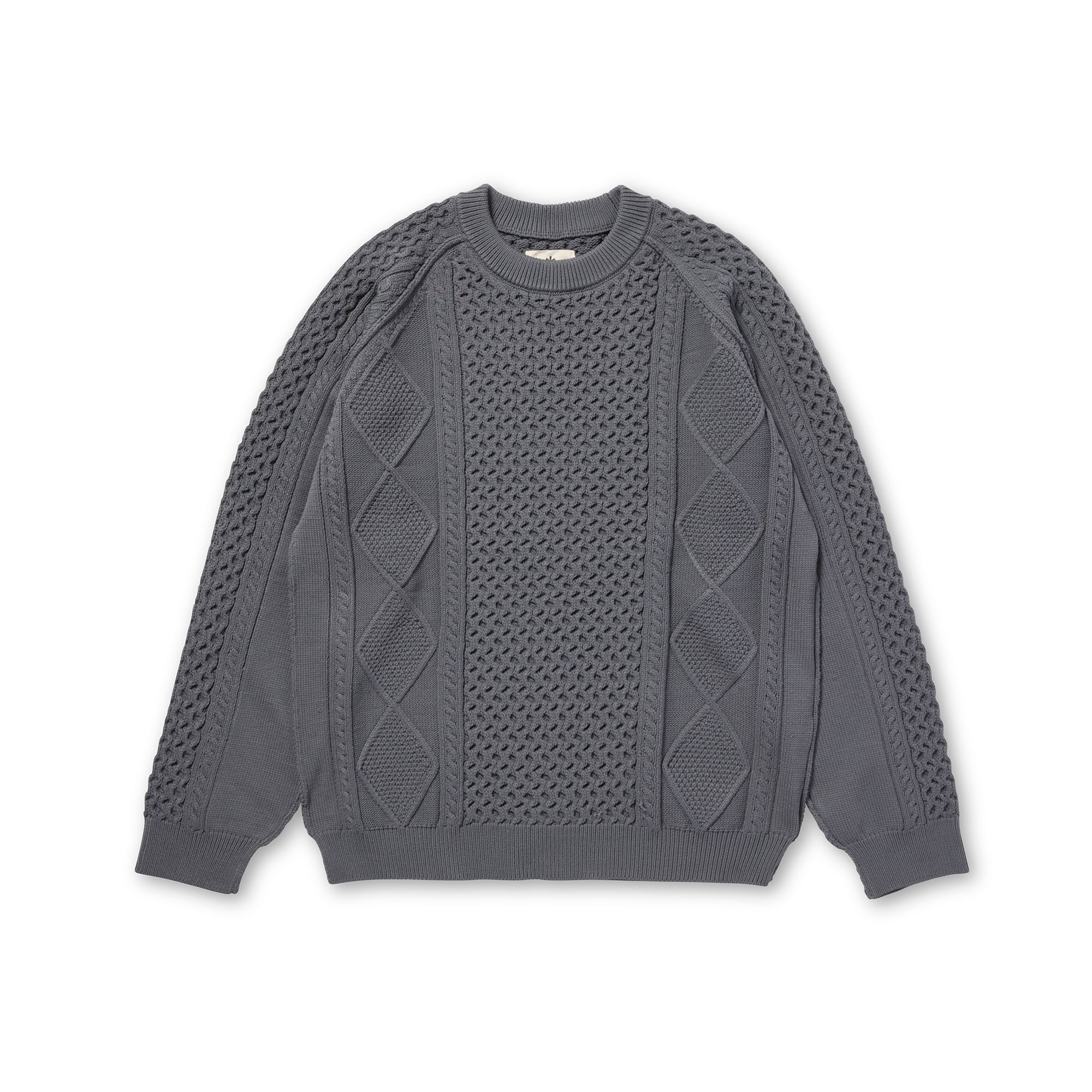 Technical Aran Knit Charcoal 100261KN0102013 - Snow Peak UK