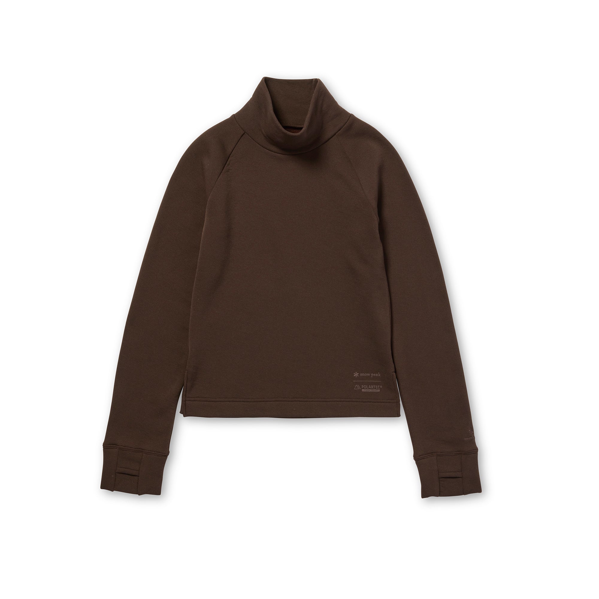 Polartec Power Wool Pullover W's Dark Brown 102261CS0511033 - Snow Peak UK