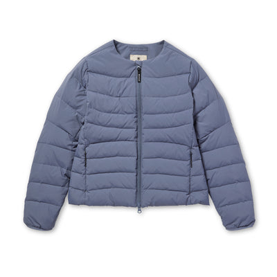 Middler Down Collarless Jacket W's Light Blue 102261DO0311071 - Snow Peak UK