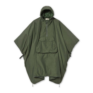 FR 2L Down Poncho Dark Olive 100261DO0800067 - Snow Peak UK