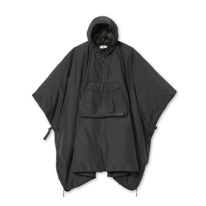 FR 2L Down Poncho Black 100261DO0800019 - Snow Peak UK