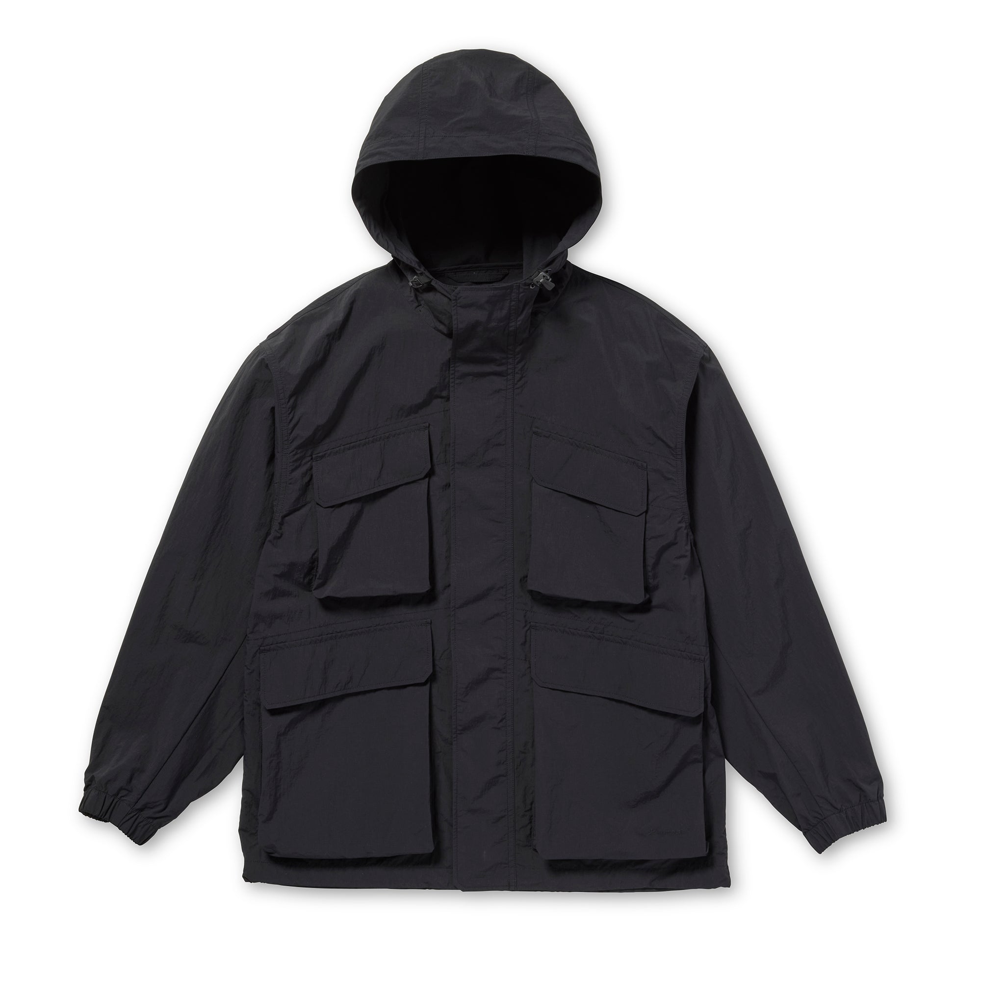 Nylon Double Rip Jacket Black 100261JK0505019 - Snow Peak UK