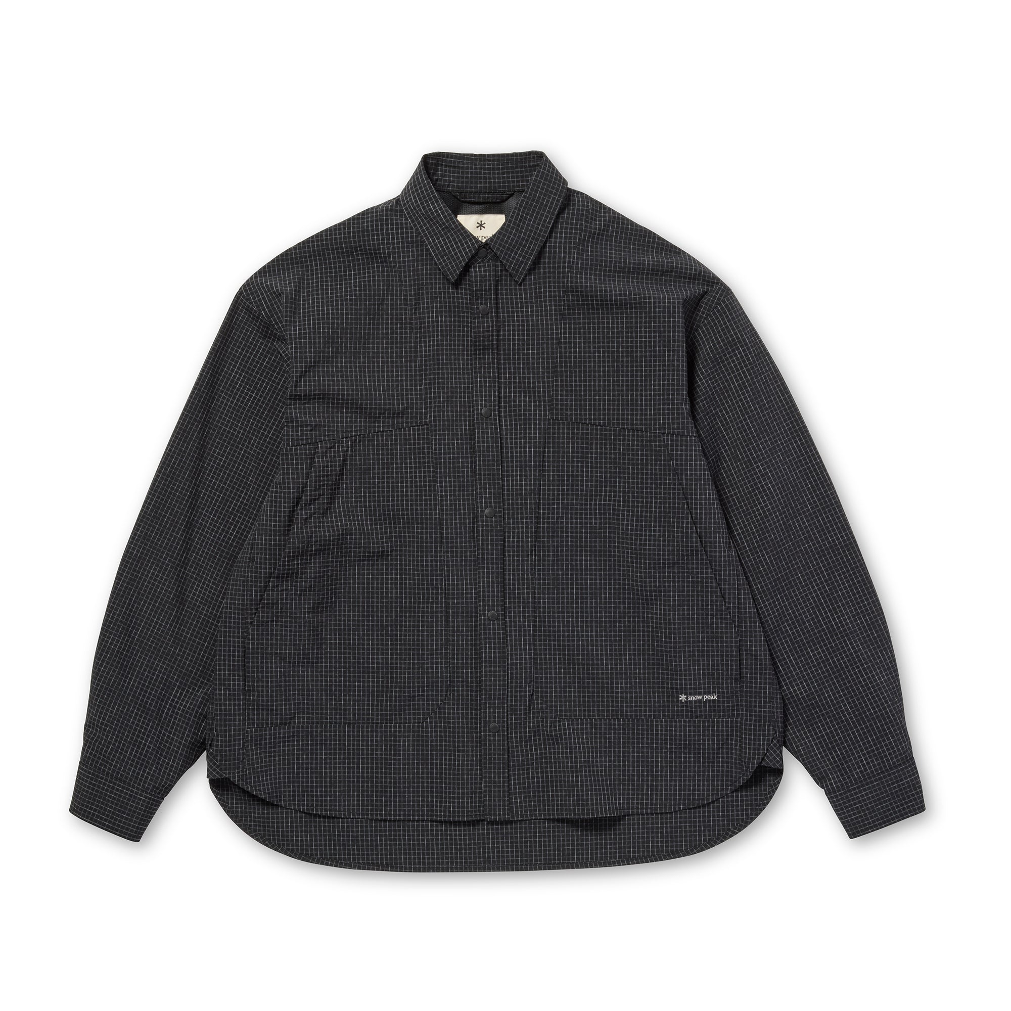 KASURI Ripstop Shirt Black 100261SH0402019 - Snow Peak UK