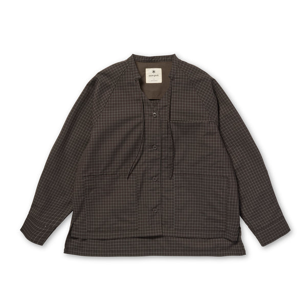 Wool Reflective Grid Coverall W's Dark Brown 102261JK0411033 - Snow Peak UK