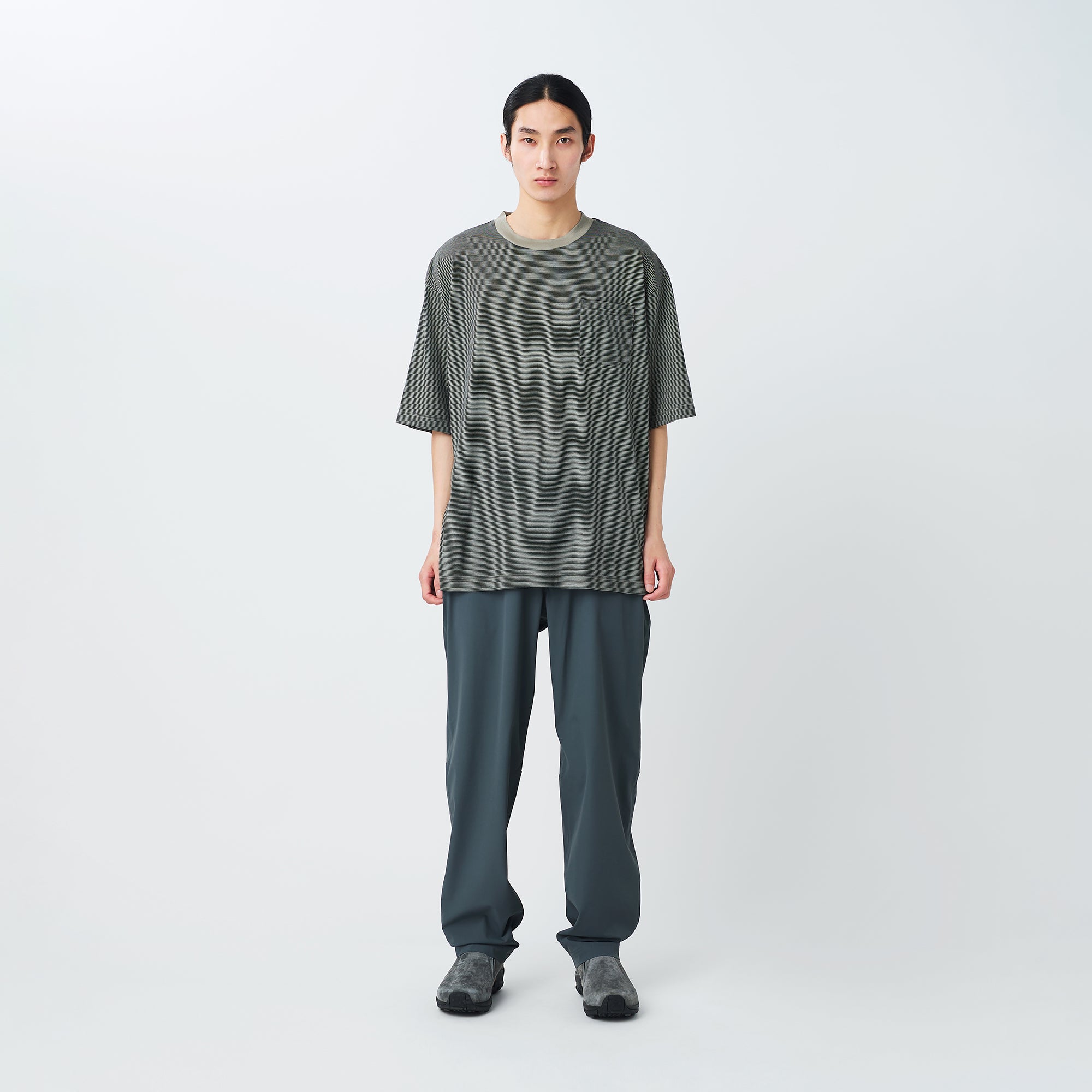 Summer Wool Stripe T-Shirt - Snow Peak UK