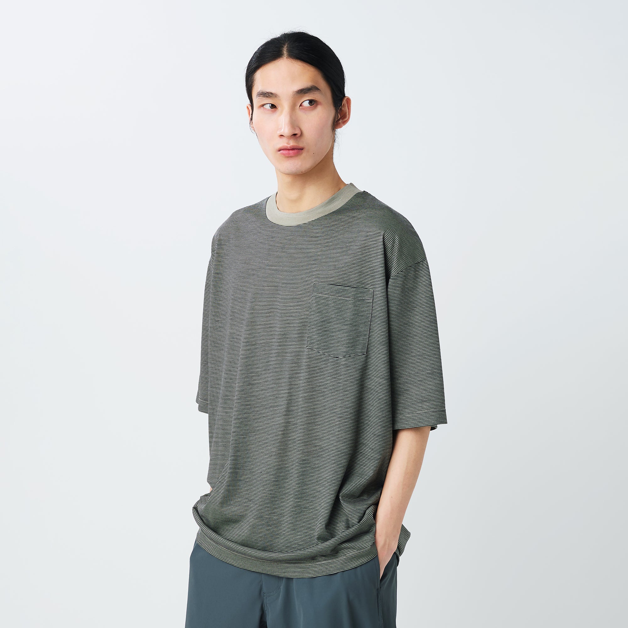 Summer Wool Stripe T-Shirt - Snow Peak UK
