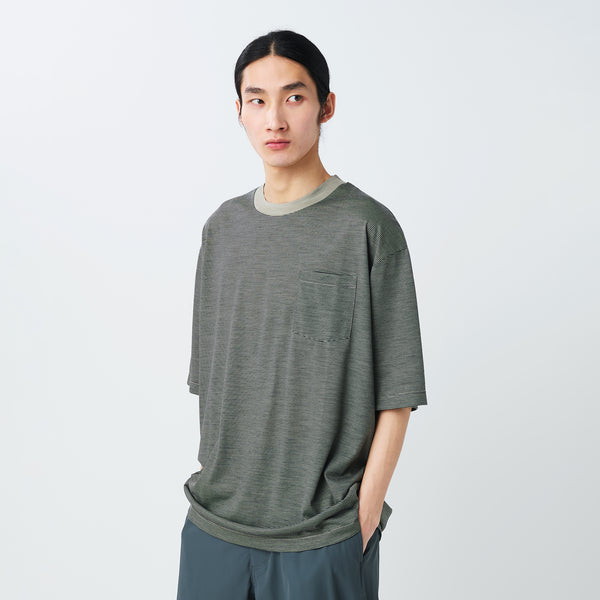 Summer Wool Stripe T-Shirt - Snow Peak UK