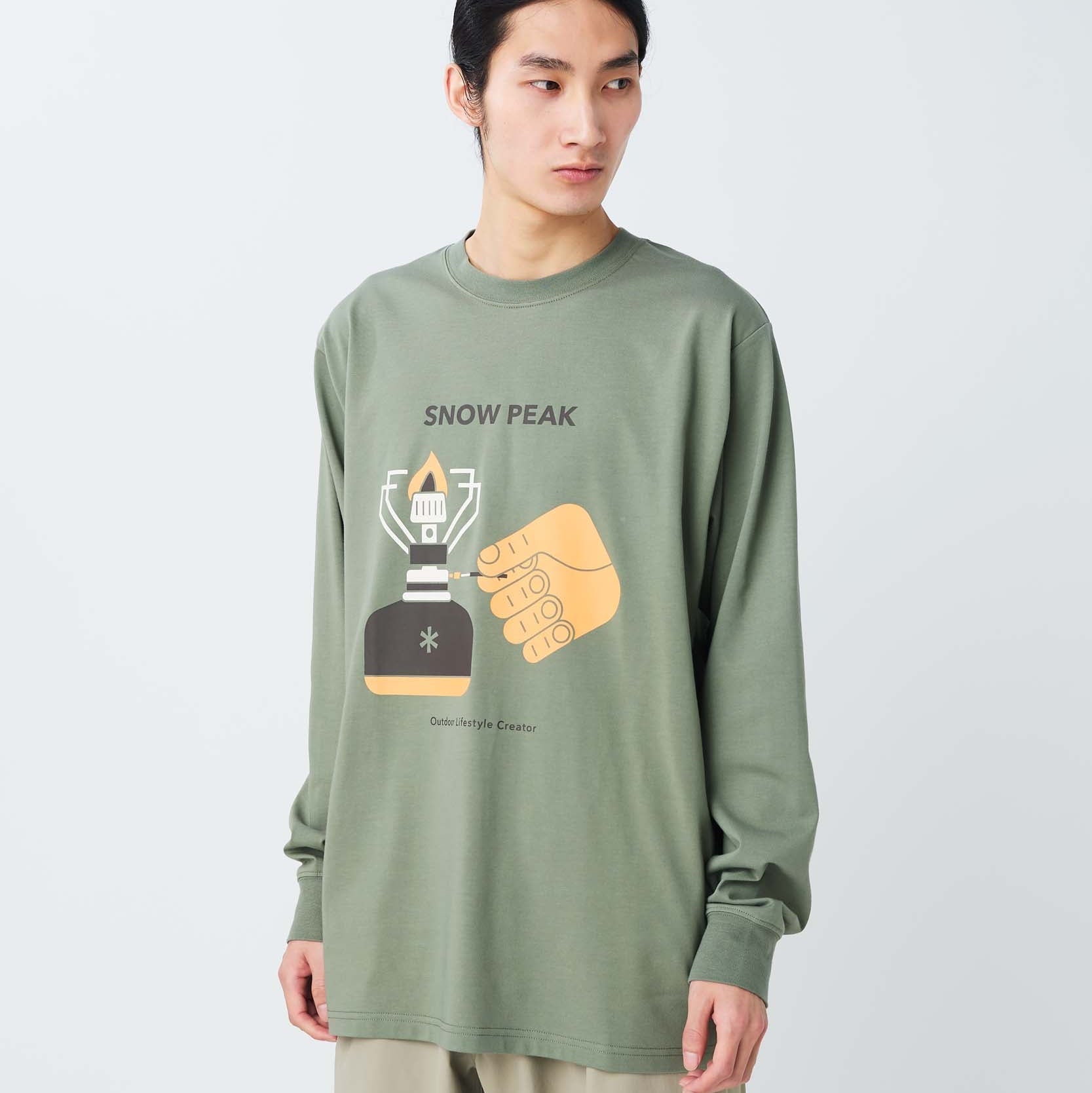Enjoy Camping L/S T-Shirt - Snow Peak UK