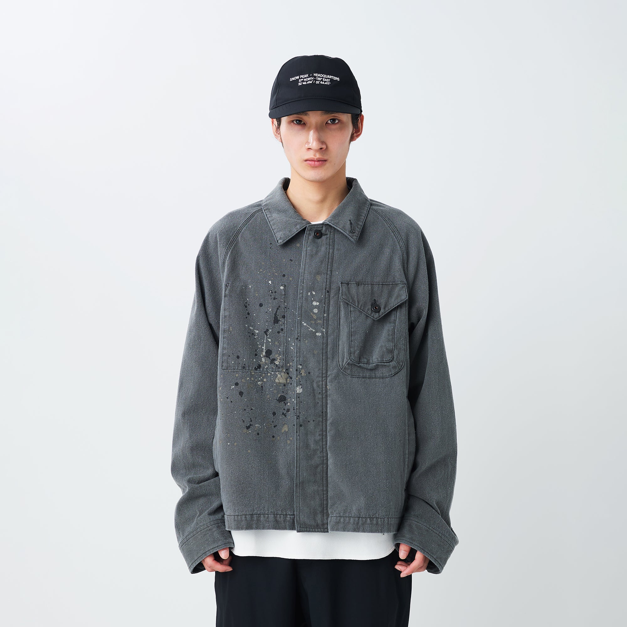 Sulphur Dyed Fade Painted Coverall - Snow Peak UK